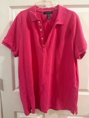 Ralph Lauren Women’s Bright Pink Polo Shirt